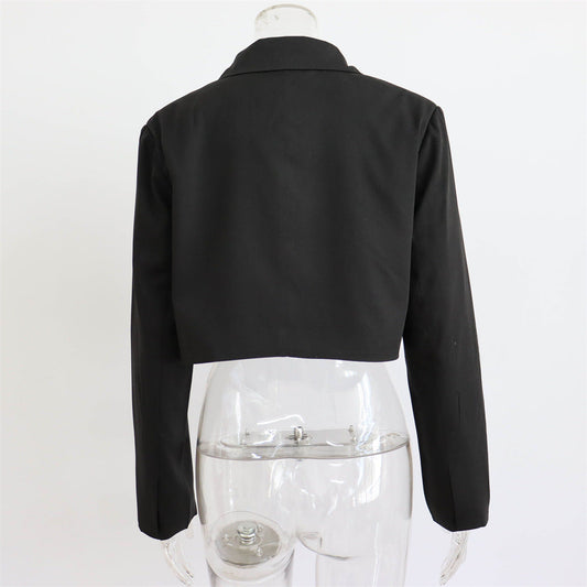 Casual Short Cardigan Women's Clothes Suit Jacket