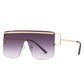 One Piece Rimless Sunglasses Women Trendy Fashion Stylish Eyewear