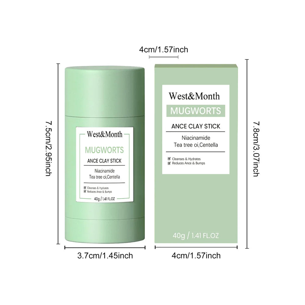 West Month Blackhead Mud Mask Oil Control Pore Shrinking