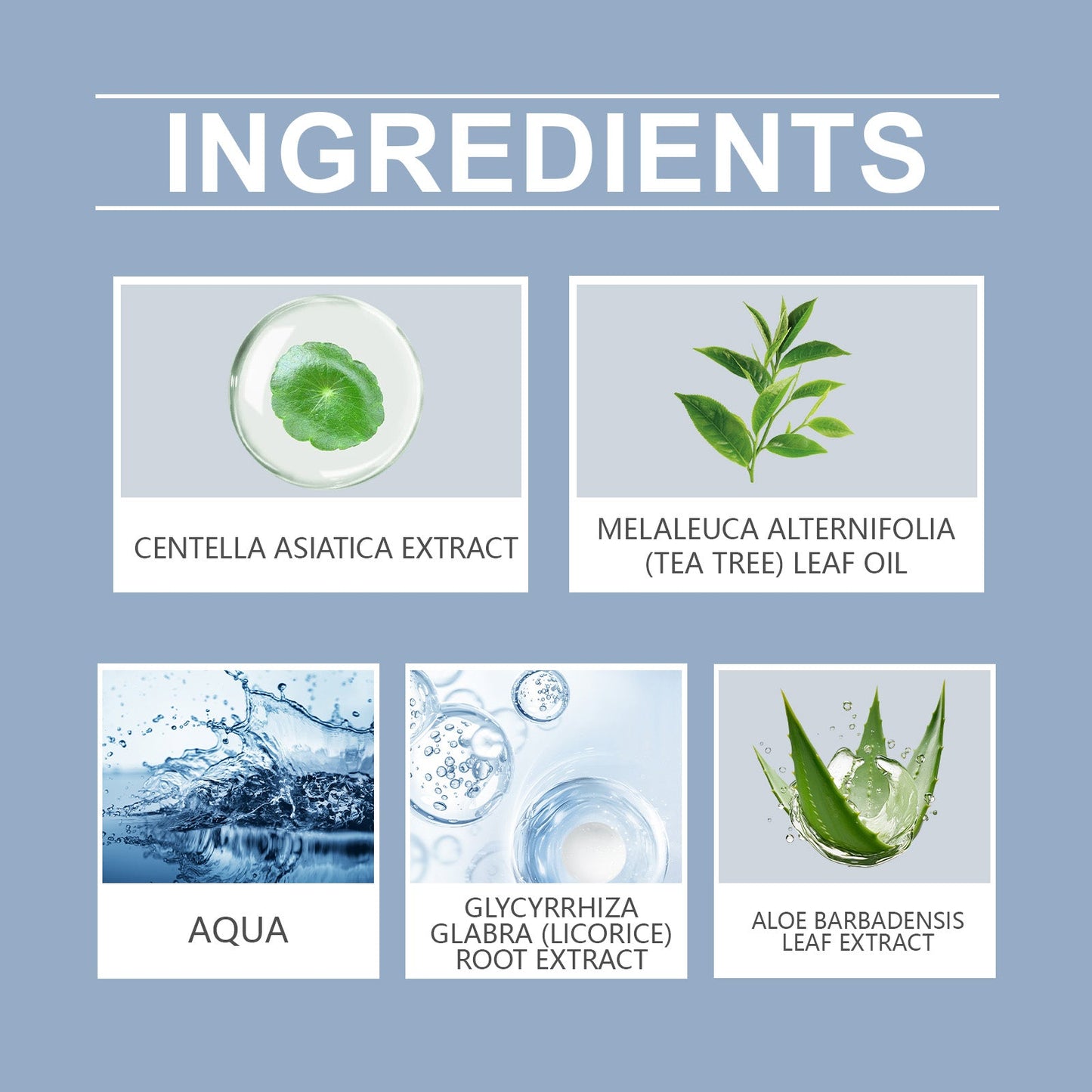 Acne Soothing Serum Hydrating Moisturizing Pimple Care Mild Solution