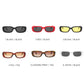 Small Frame Square Sunglasses Women Olive Green Trendy Street