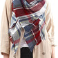 women scarves-grey brown
