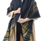 women scarves-grey brown