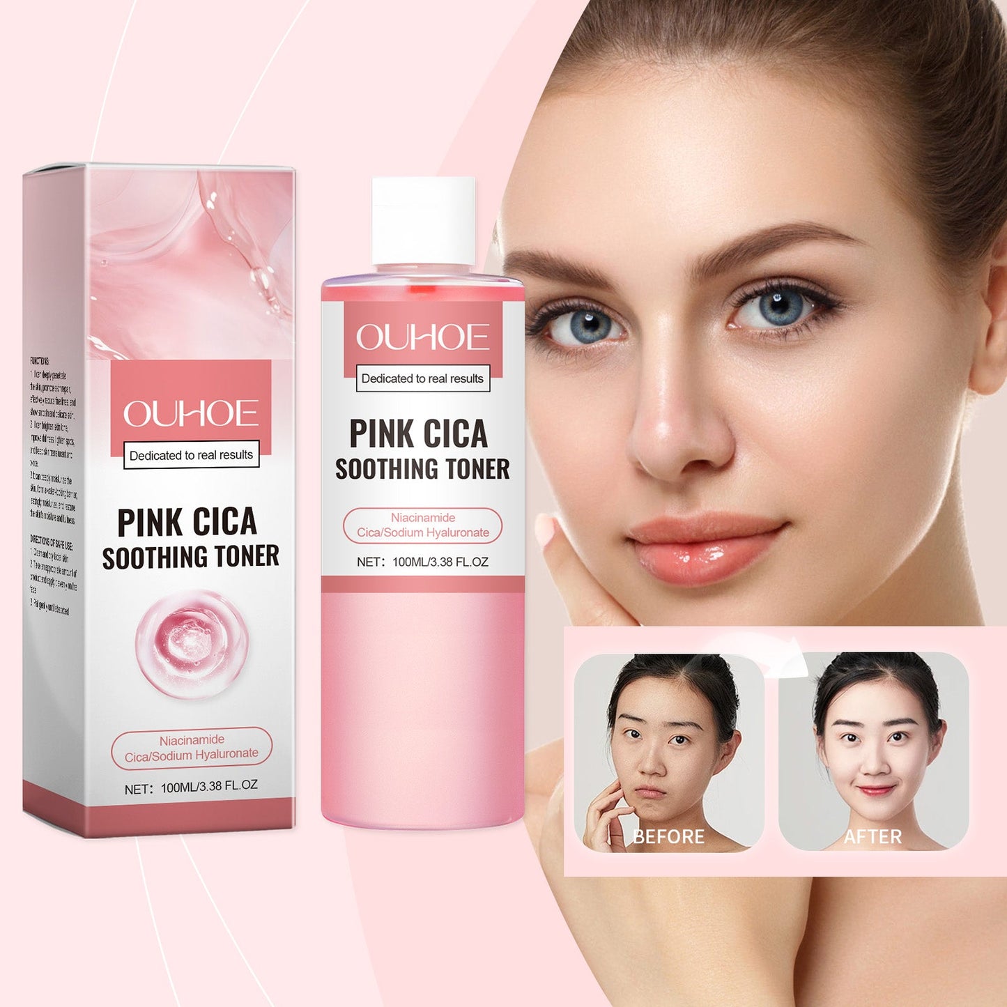 Repair Hydrating Toner Firming Refreshing Face Essence Water Skin