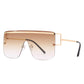One Piece Rimless Sunglasses Women Trendy Fashion Stylish Eyewear