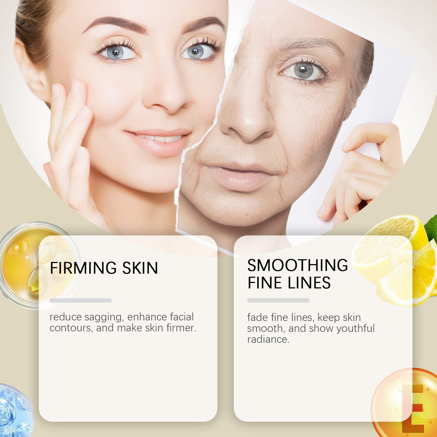 Retinol Moisturizing Face Cream Brightening Collagen Essence Anti Aging