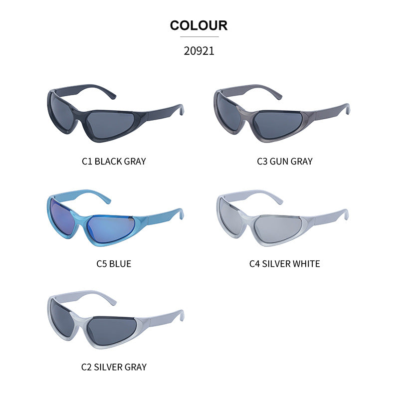 Windproof Sports Sunglasses Y2K Outdoor Unisex Trendy Protective Eyewear