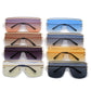 One Piece Rimless Sunglasses Women Trendy Fashion Stylish Eyewear