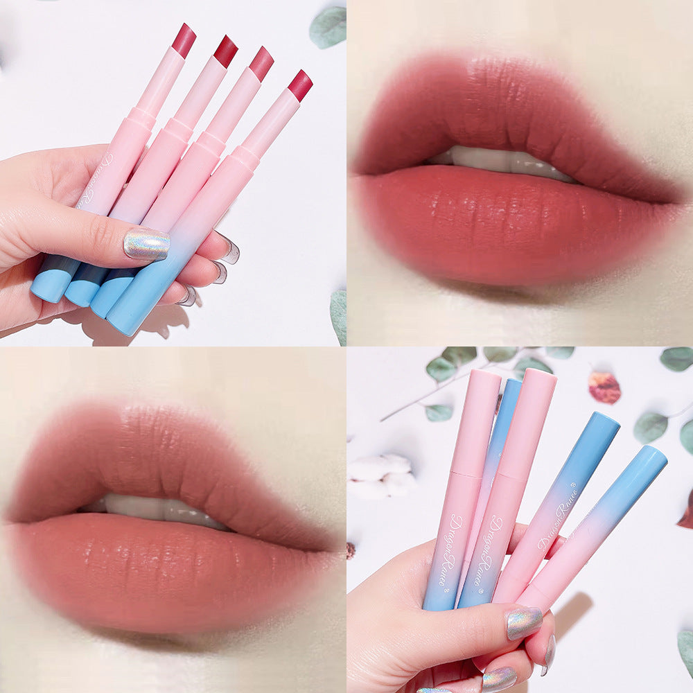 Automatic Rotating Matte Lipstick Pen Long Lasting Affordable Beauty