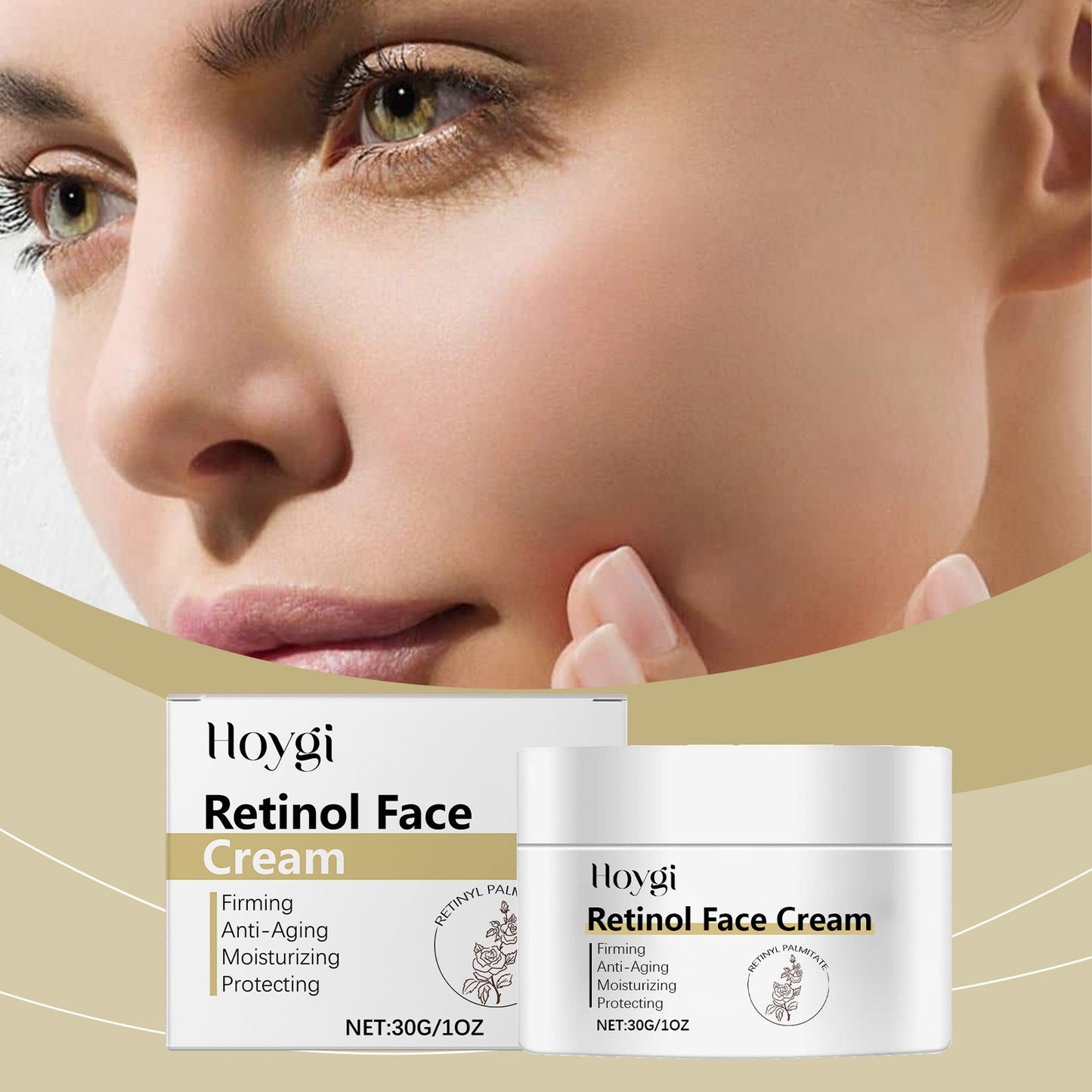 Retinol Moisturizing Face Cream Brightening Collagen Essence Anti Aging