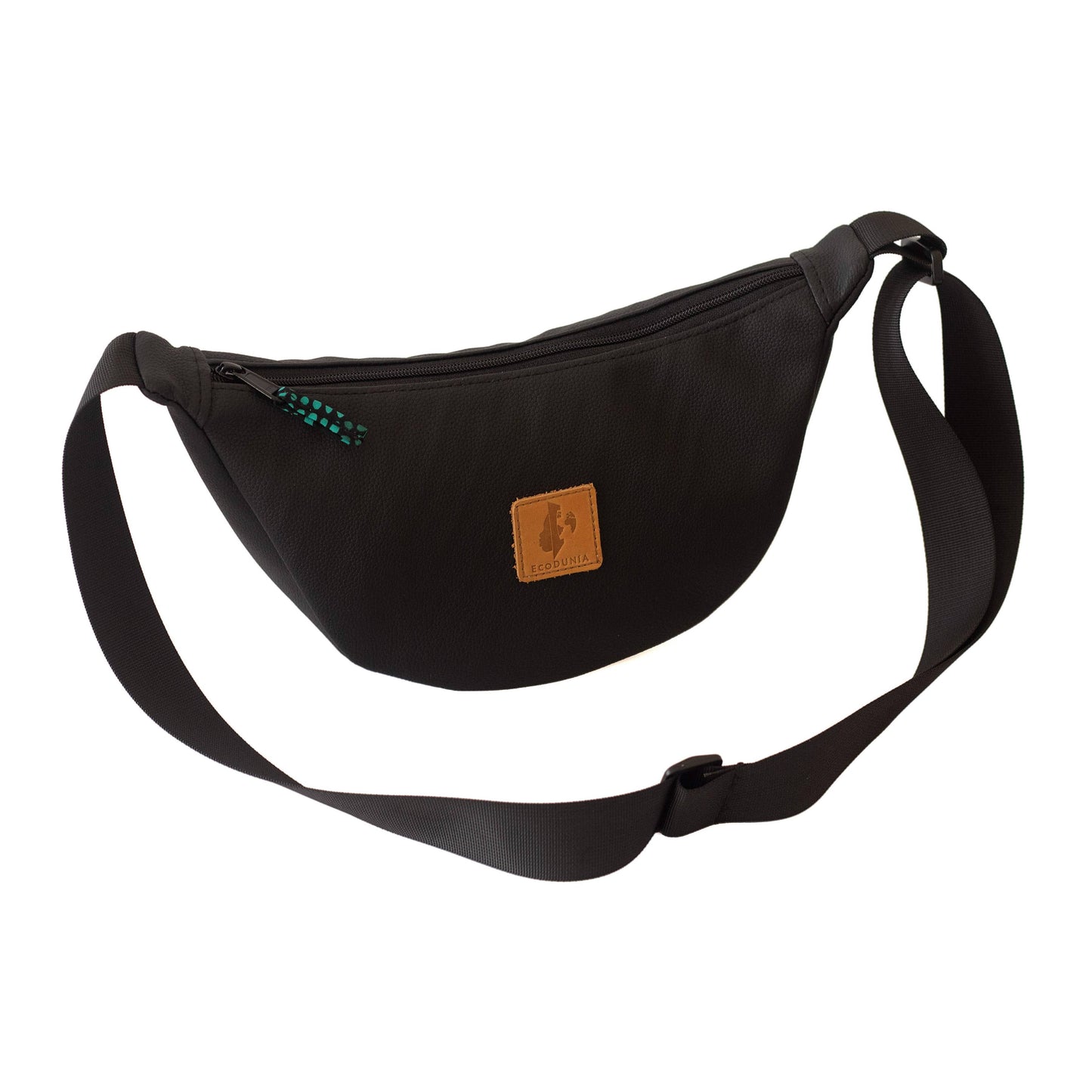 Round Mini Vegan Leather Shoulder Bag - Vegan Leather Purse