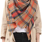 women scarves-grey brown