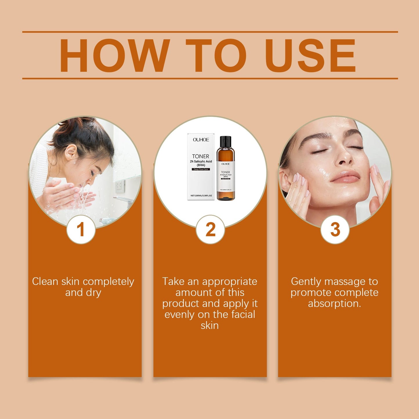 Salicylic Acid Pore Care Toner Hydrating Refreshing Gentle Skin