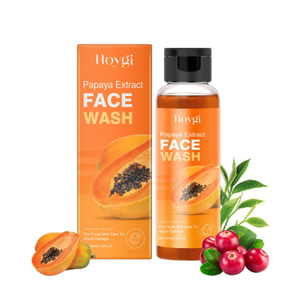 Papaya Face Wash Gentle Cleanser Hydrating Moisturizing Tender Skin