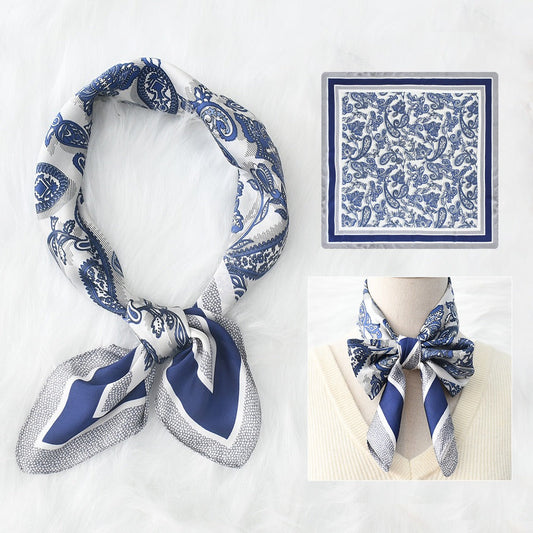 Silk Scarf Women's Sunscreen Beach Imitation Silk Versatile Silk Scarf Neckband
