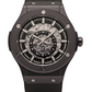 Stainless Steel Skeleton Watch - The 199 Gunmetal by Dapper Watches