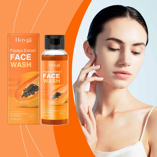 Papaya Face Wash Gentle Cleanser Hydrating Moisturizing Tender Skin
