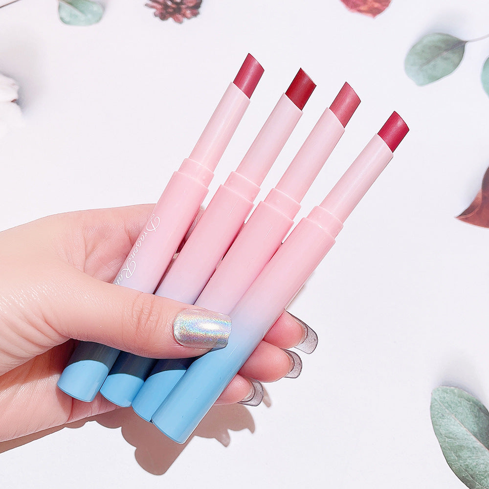 Automatic Rotating Matte Lipstick Pen Long Lasting Affordable Beauty