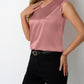 Women Clothing Popular Spring Summer Satin Office Vest Bottoming Top