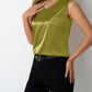 Women Clothing Popular Spring Summer Satin Office Vest Bottoming Top