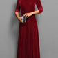 Spring Autumn Elegant Velvet Dress Women Clothing