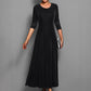 Spring Autumn Elegant Velvet Dress Women Clothing