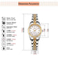 Couple Quartz Mechanical Watch Stainless Steel Waterproof Sports Elegant