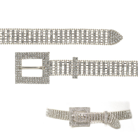 Fashion Belt Silver Ball Chain Stylish Frame Accessory